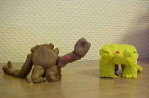 Modelages de dinosaures