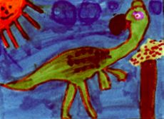L'oviraptor vole l'oeuf